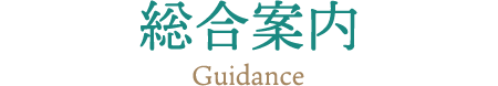 総合案内 Guidance
